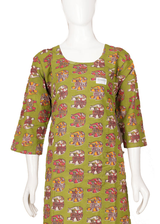 Handloom kalamkari long top