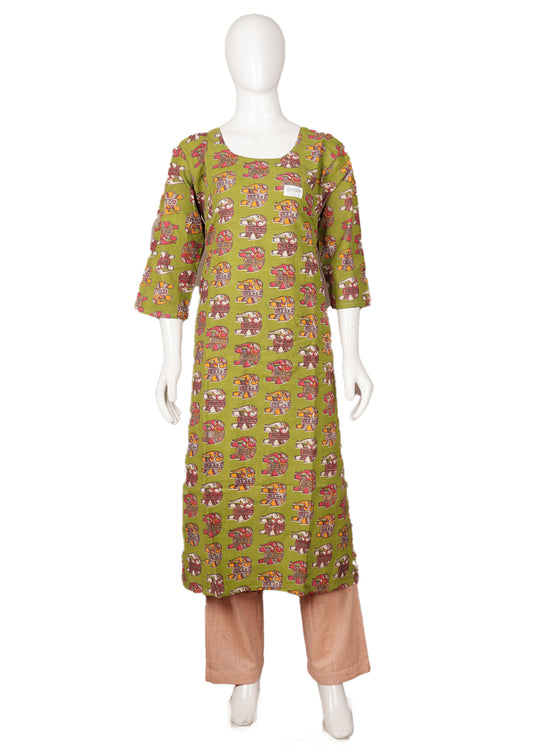 Handloom kalamkari long top