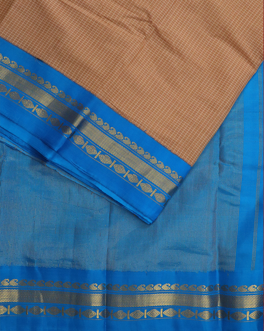 Cider color Gadwal cotton saree