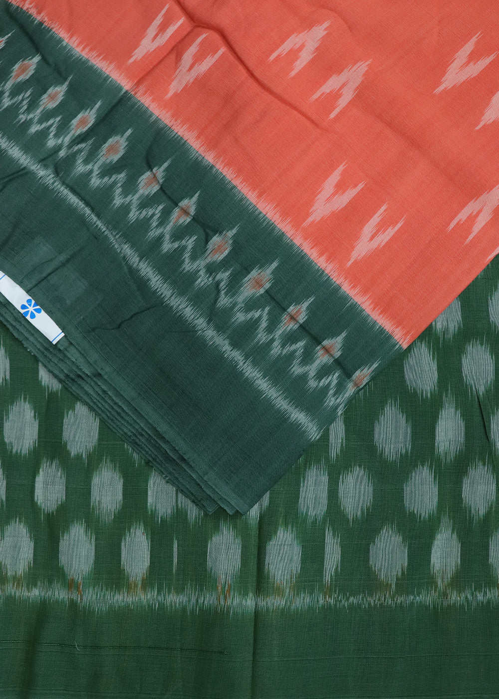 Multi-color pochampally cotton saree