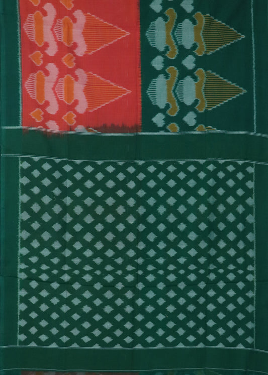 Multi-color pochampally cotton saree