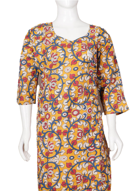 Handloom kalamkari long top