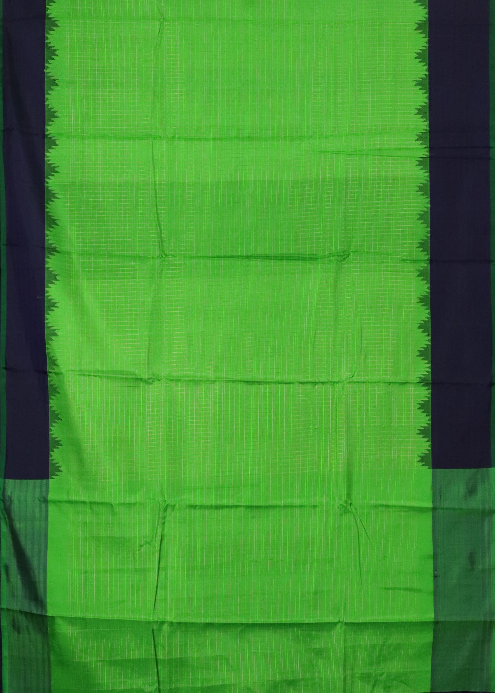 Green color handloom Gadwal Silk saree