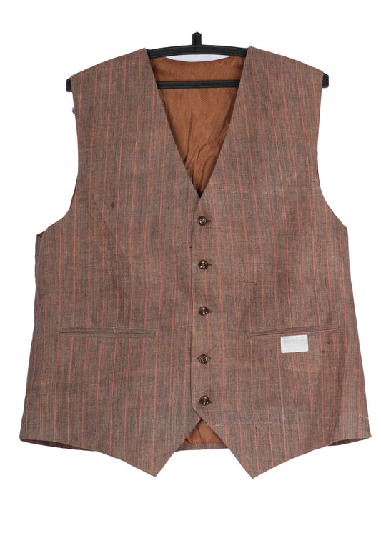 Handwoven khadi waist coat