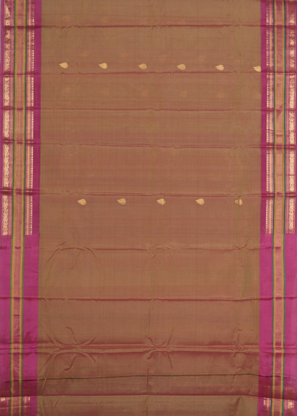 Multi-color Handloom Gadwal sico saree