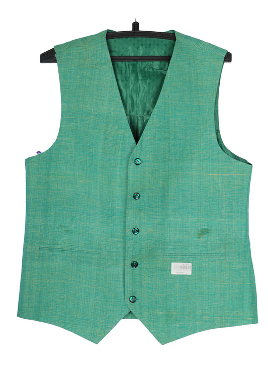 Handwoven khadi waist coat