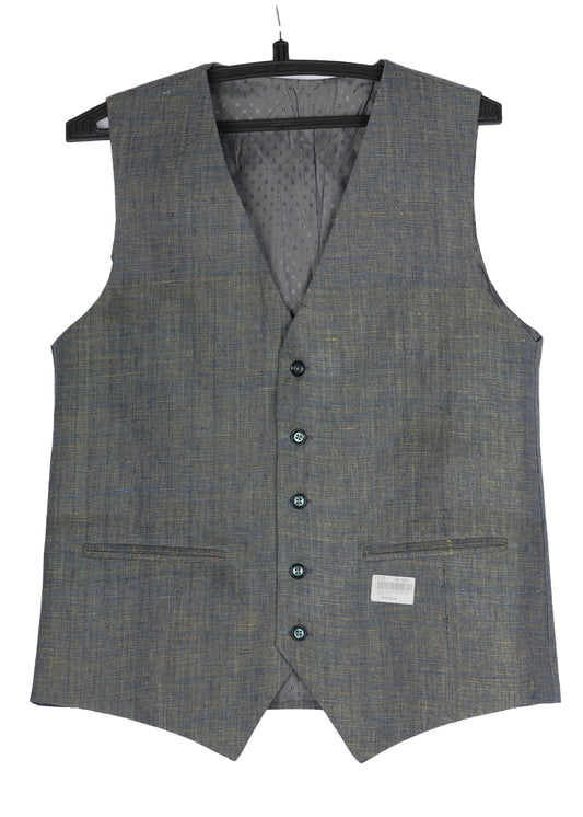 Handwoven khadi waist coat