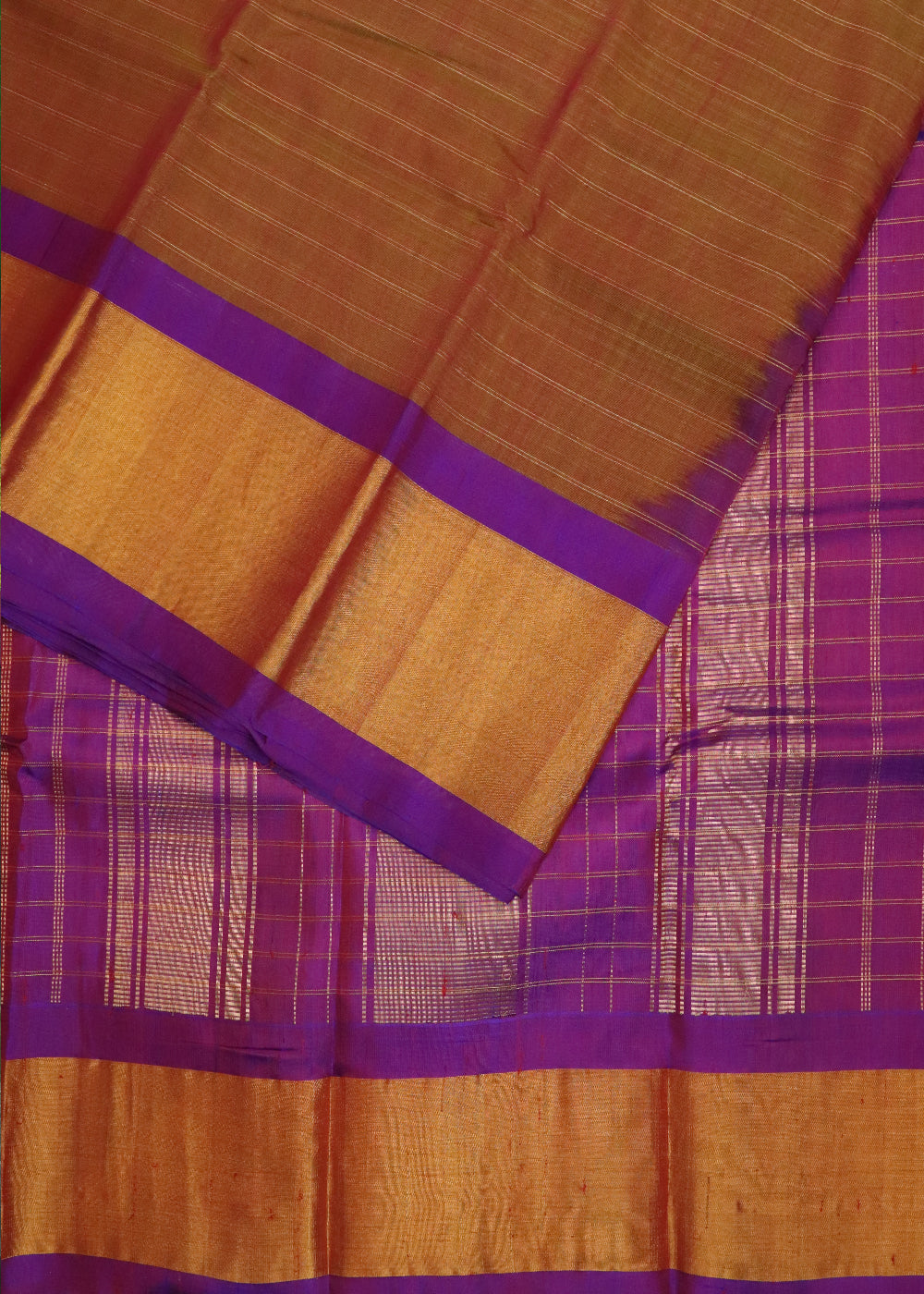 Multi shade color Handloom Gadwal sico saree