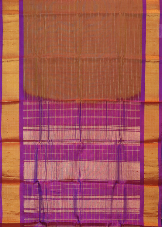 Multi shade color Handloom Gadwal sico saree