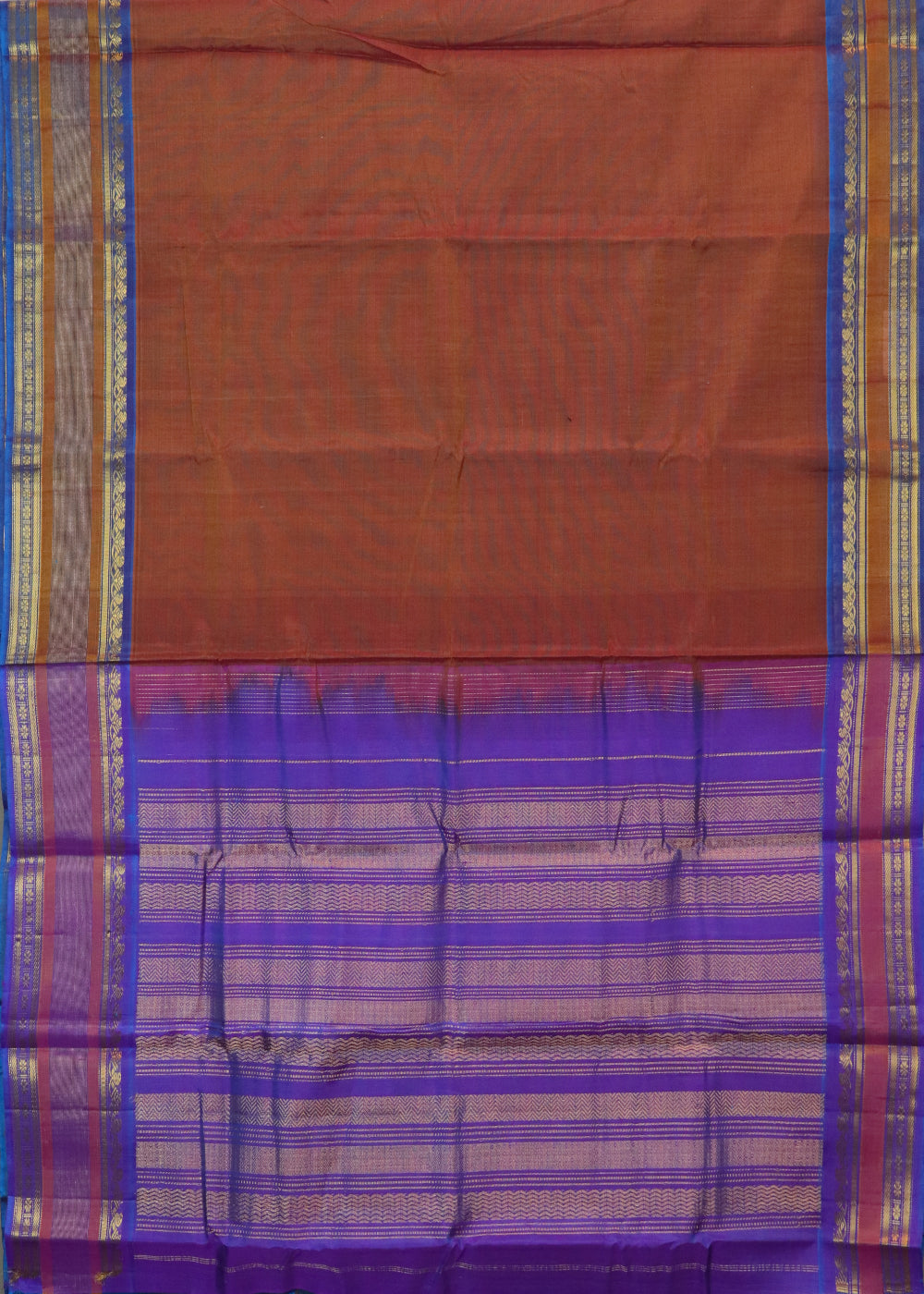 Multi shade color Handloom Gadwal sico saree