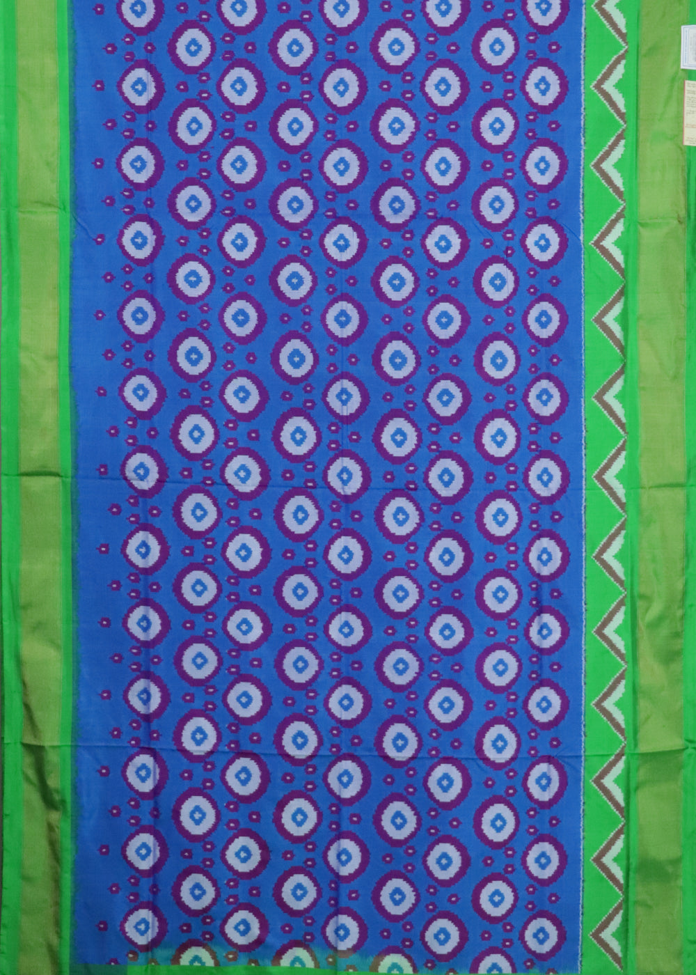 Blue color handloom rajkot silk saree