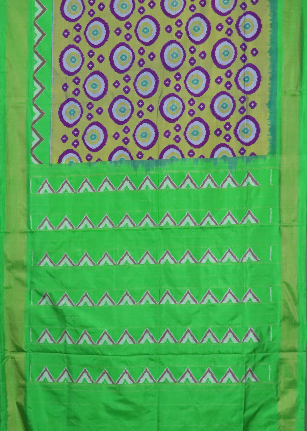 Multi color handloom rajkot silk saree