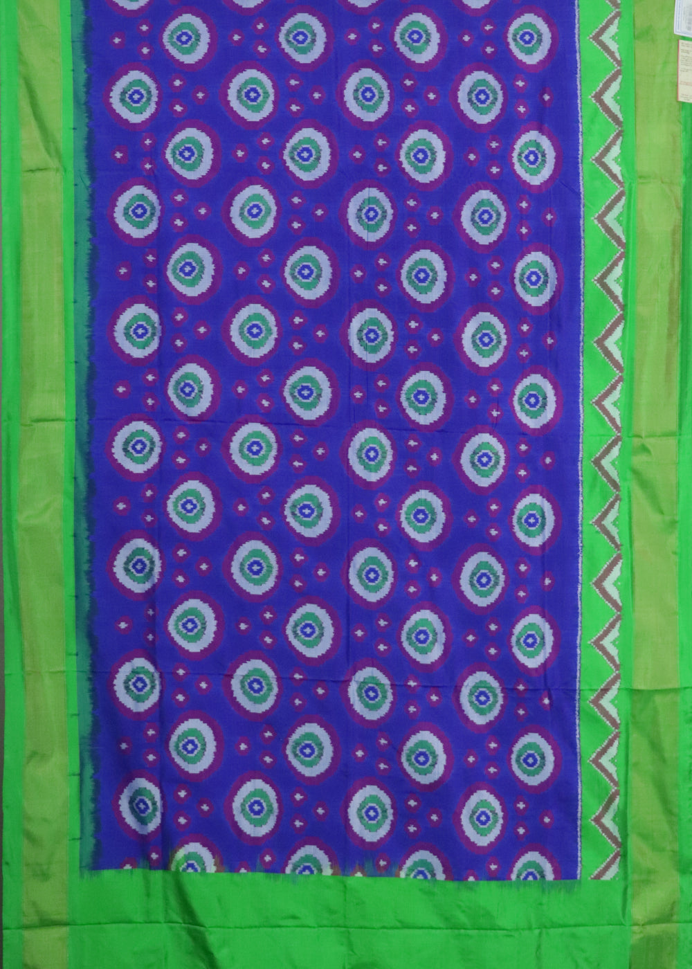 Blue color handloom rajkot silk saree