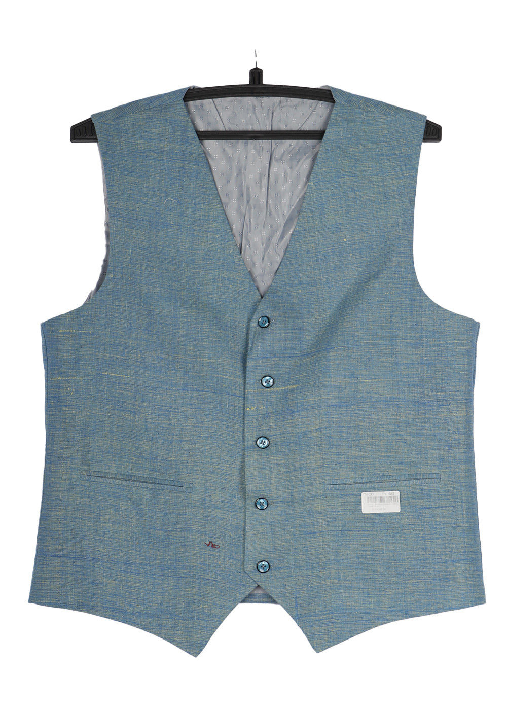 Handwoven khadi waist coat