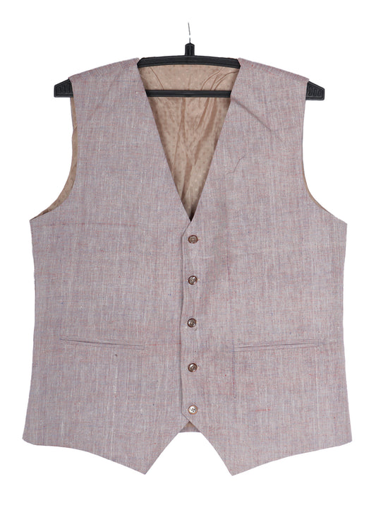 Handwoven khadi waist coat