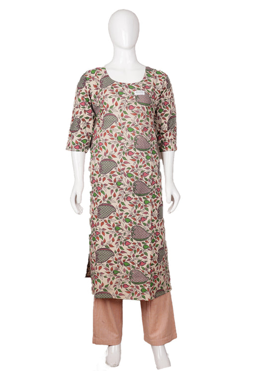 Handloom kalamkari long top