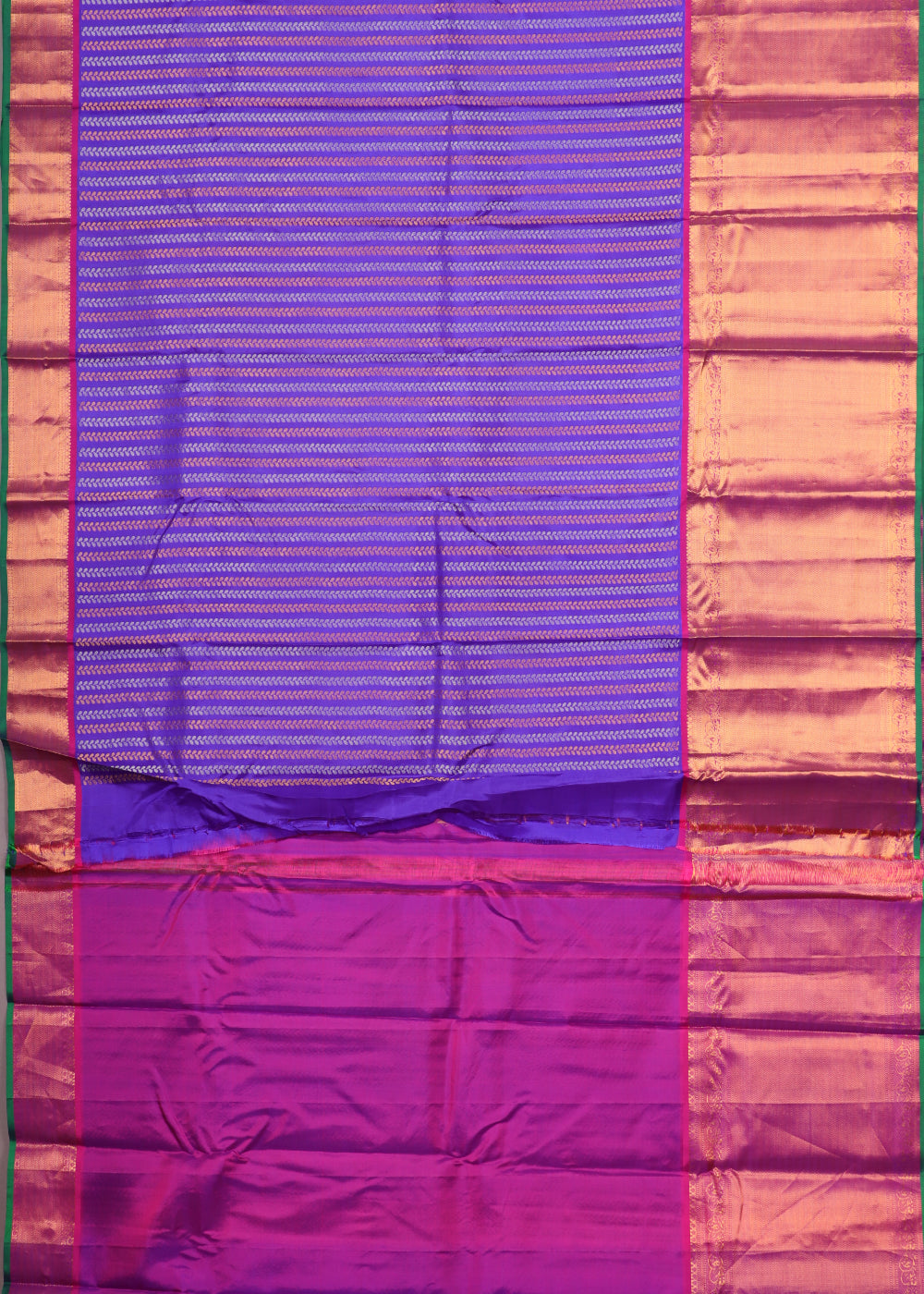 Multi-color handloom Gadwal Silk saree