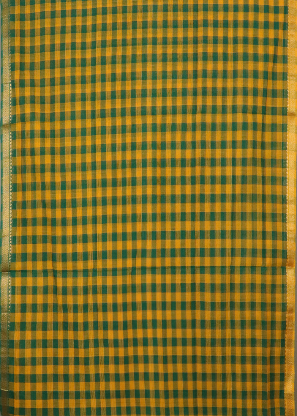 Orange color mangalagiri cotton saree