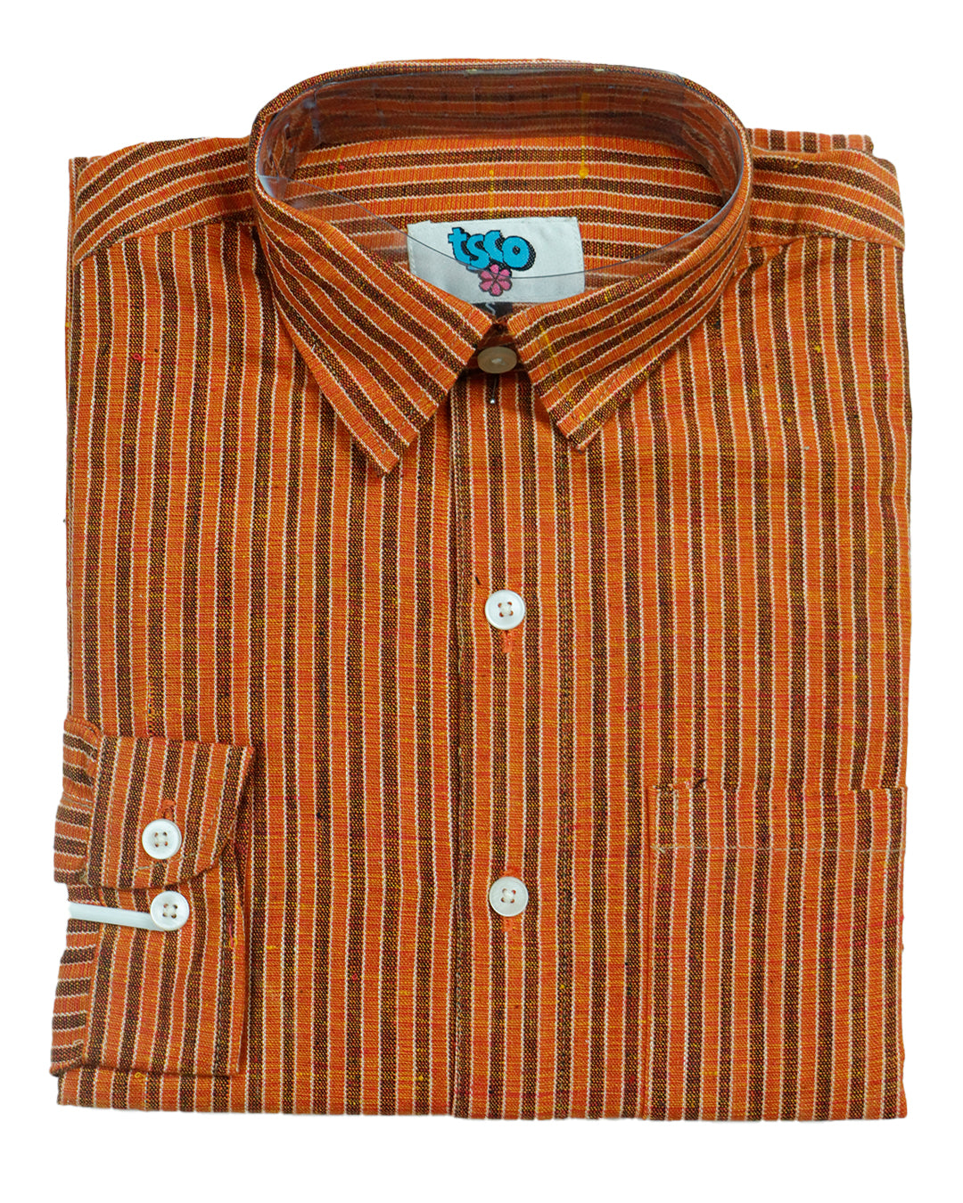 Multi color handwoven khadi shirt