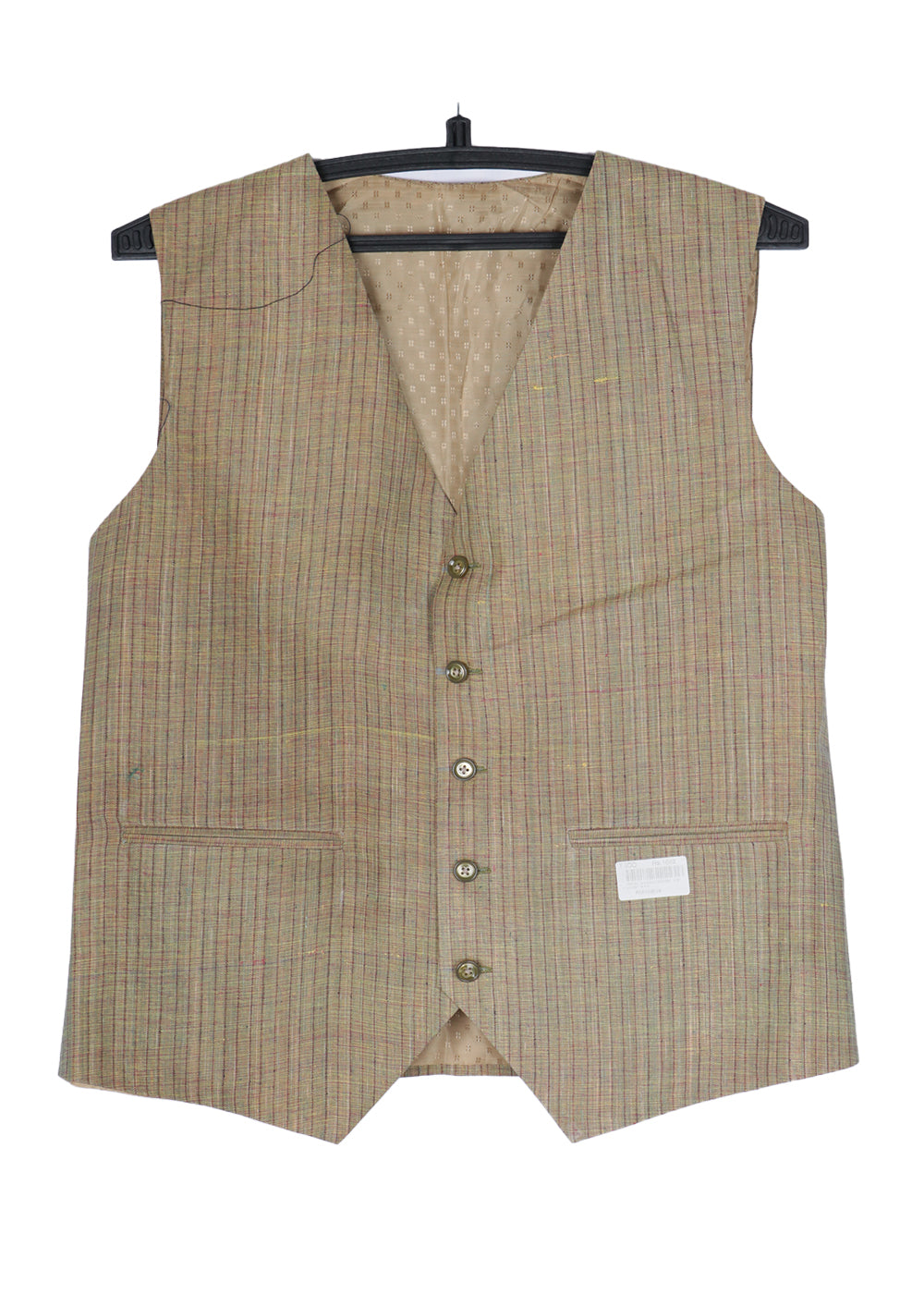 Handwoven khadi waist coat