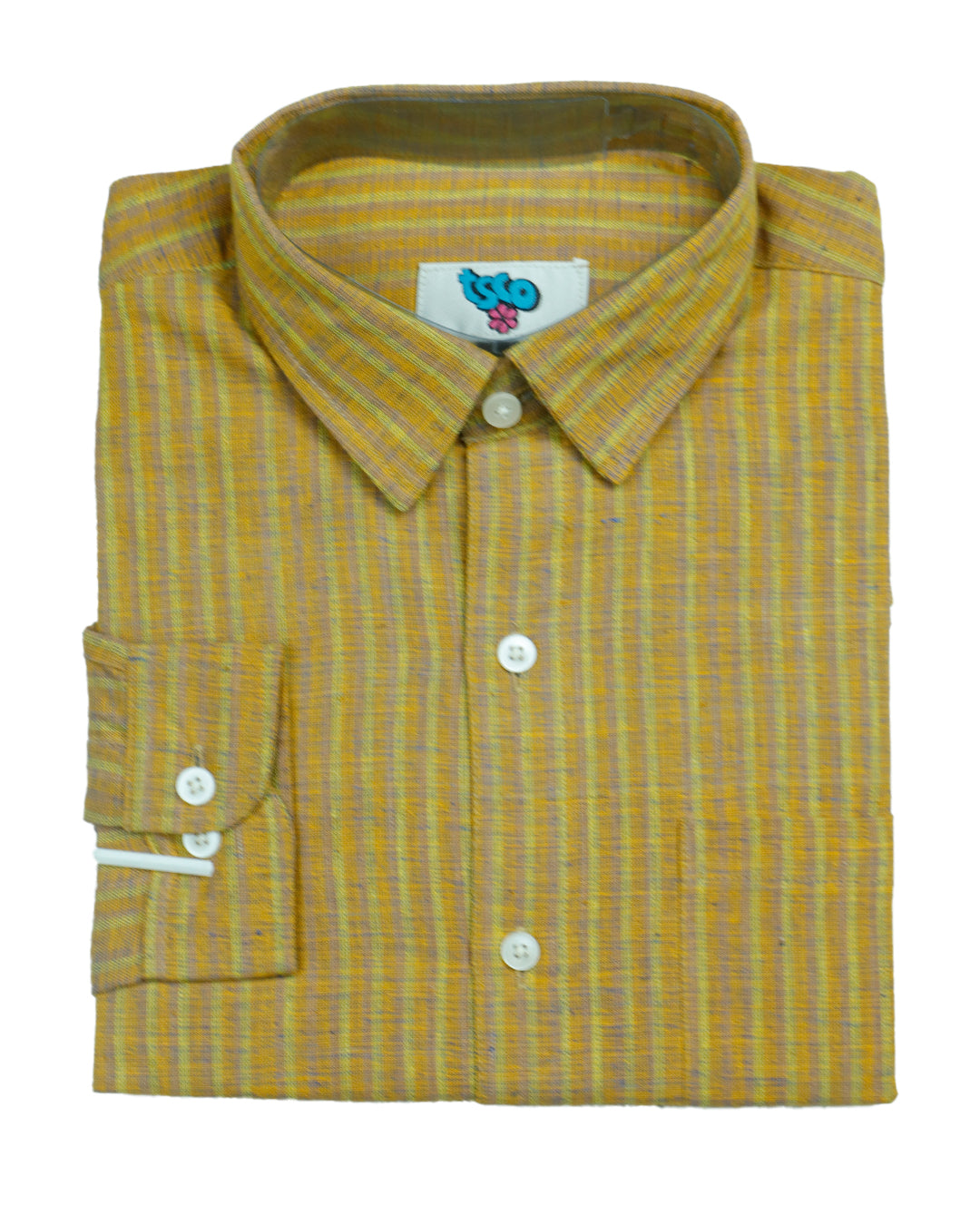 Tuscany color handwoven khadi shirt