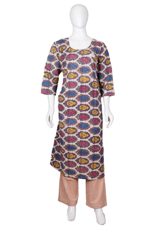 Handloom kalamkari long top