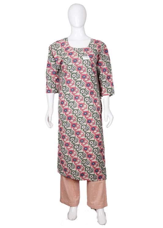 Handloom kalamkari long top