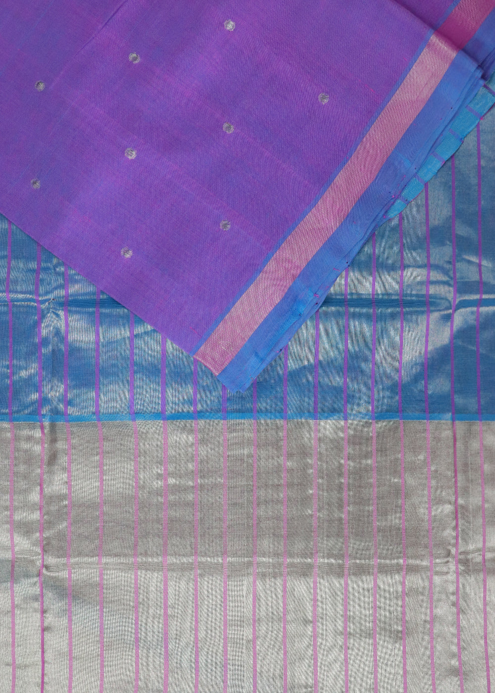 Multi shade color handloom venkatagiri sico saree