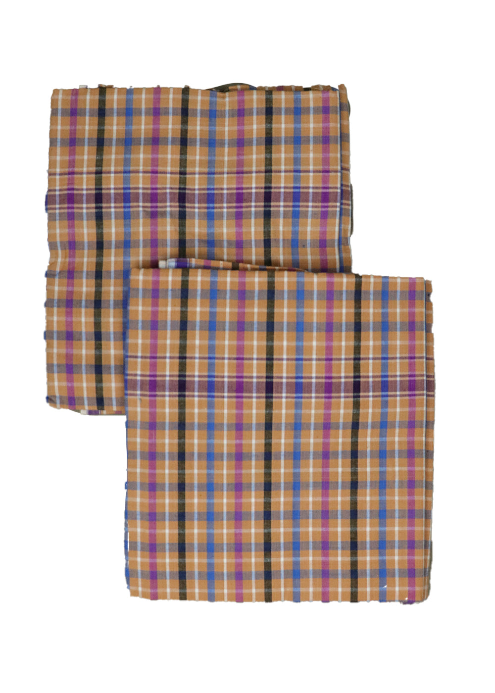 Handwoven colour check lungies (Pack of 2)