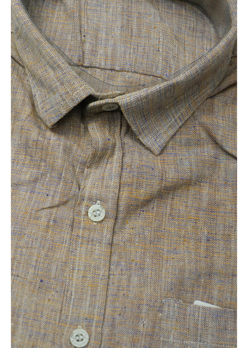 Multi color handwoven khadi shirt