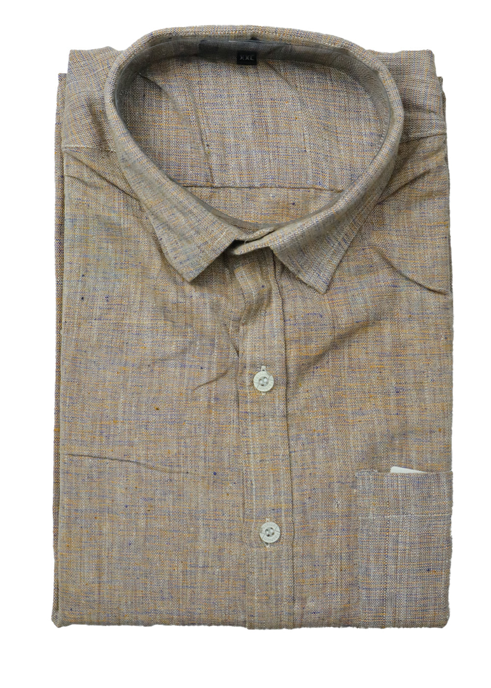 Multi color handwoven khadi shirt