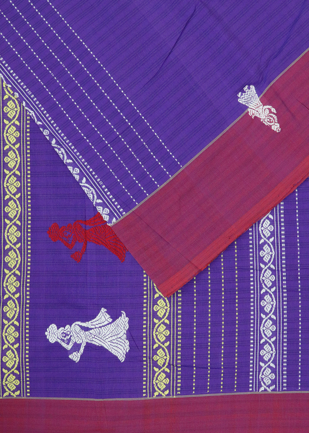 Multi-shade color gollabhama cotton saree