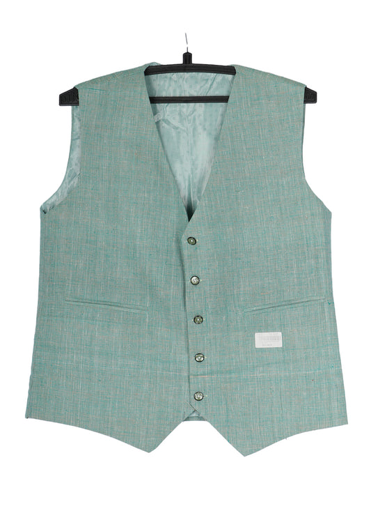 Handwoven khadi waist coat