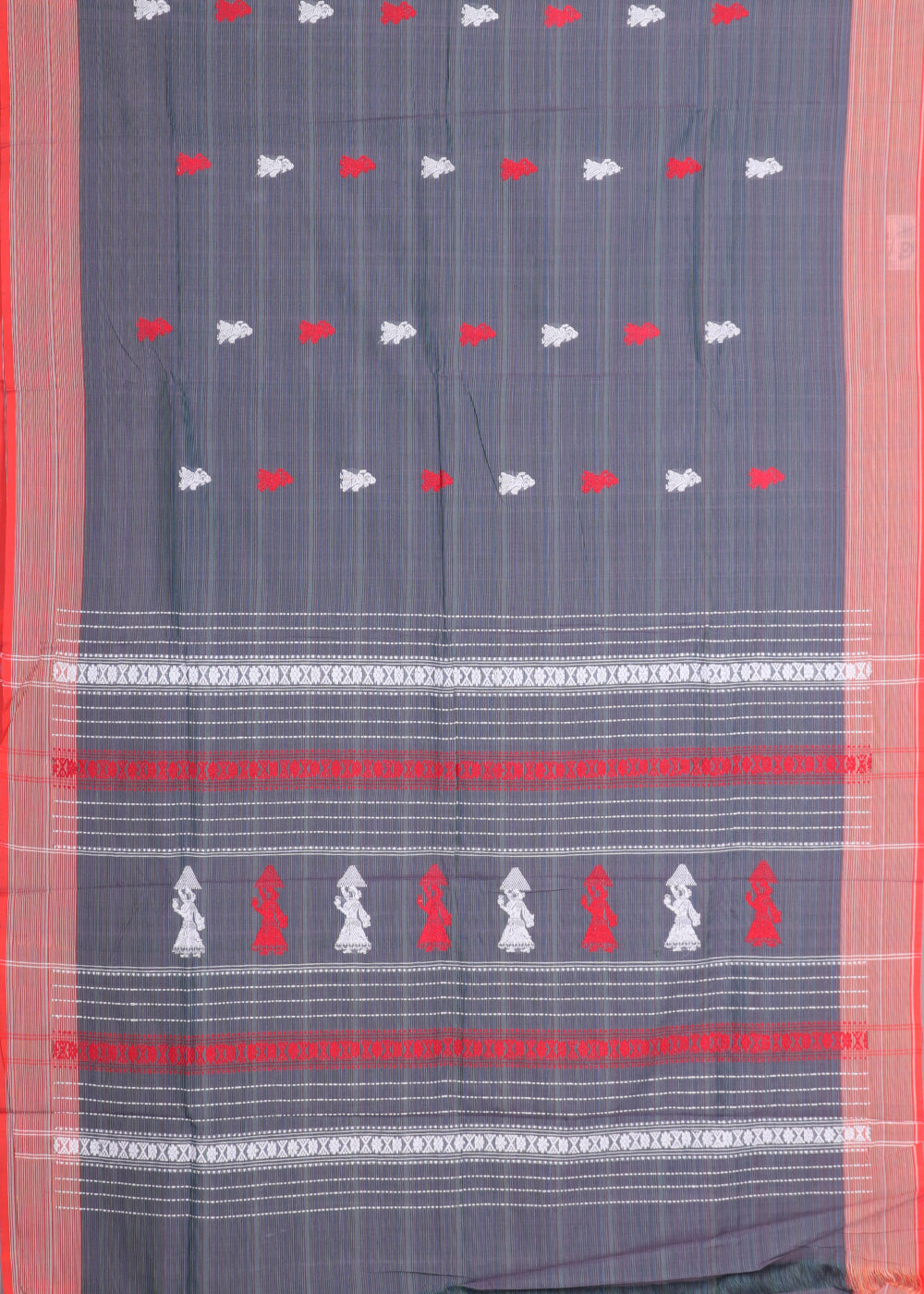 Multi-color gollabhama cotton saree