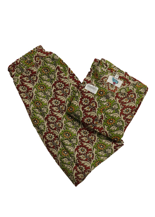 Beige-Multicolor Kalamkari night dress